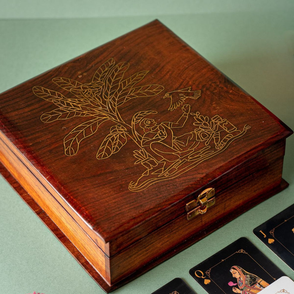 Tarkashi Wood Box