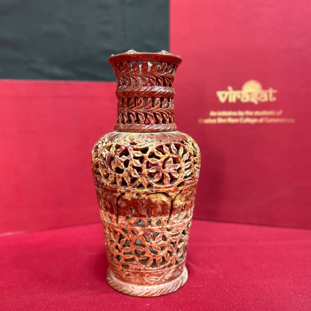 Brown Stone Vase
